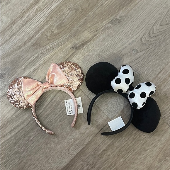 Disney Accessories - Disney Sequin and Polka Dot Mouse Ear Headbands